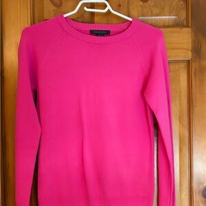 French Connection Vibrant Pink Crew Neck Sweater